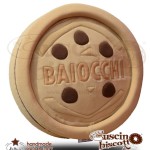 Splendido cuscino a forma di Baiocco