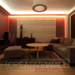 CREATIVE WALL LOFT DESIGN PANNELLI 3D IN GESSO CERAMIZZATO DECORAZIONI PARETI RISTRUTTURAZIONE DESIGN CASA VENDITA INTERNI L'ARTE DEL DECORO SAN FILIPPO DEL MELA MESSINA SICILIA